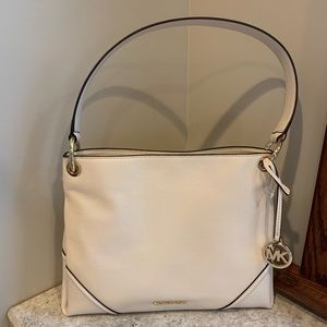 Michael Kors NTW Nicole Cream Shoulder Bag